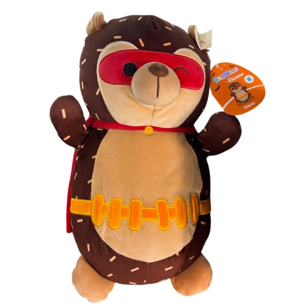 Squishmallows HugMees Hans Hedgehog Superhero Plush 14” NWT 2023 Kellytoy
